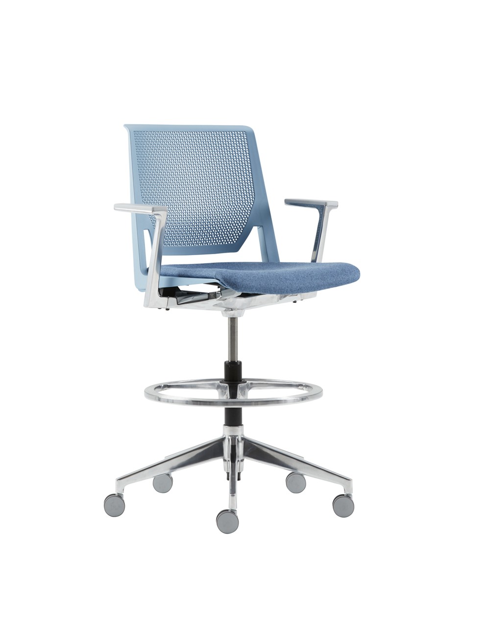 HAWORTH, Seating, Very Stools have built-in intelligence for user comfort. The Very Side and Conference Stools provide